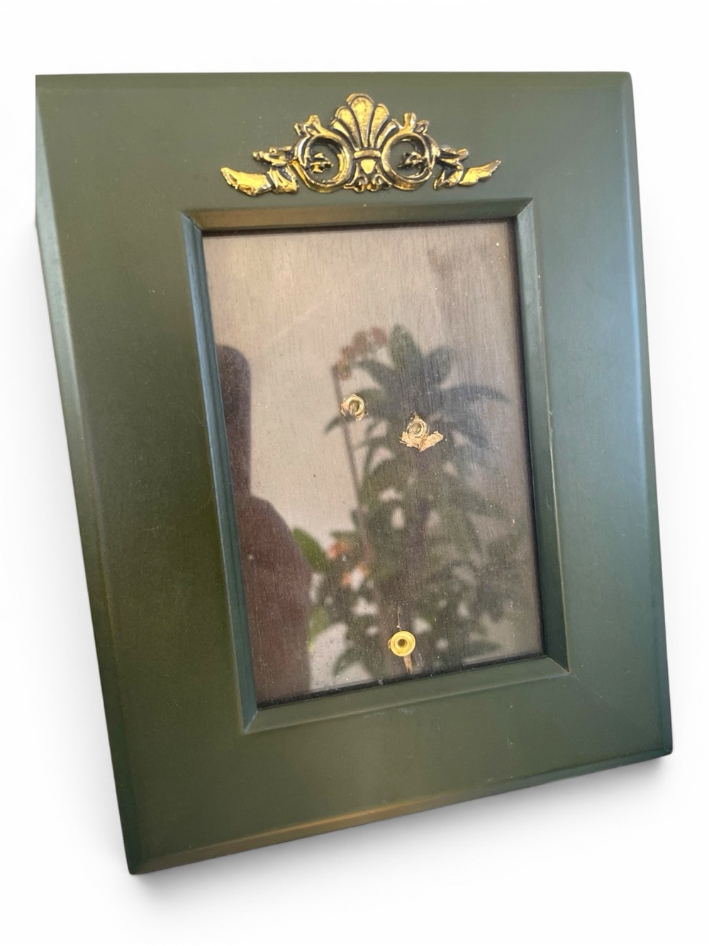 Set of 2 wooden frames, green, vintage - Picture 6 of 6